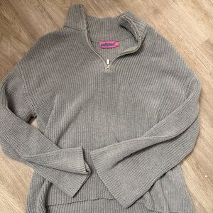 Edikted Gray Cowl Neck Sweater